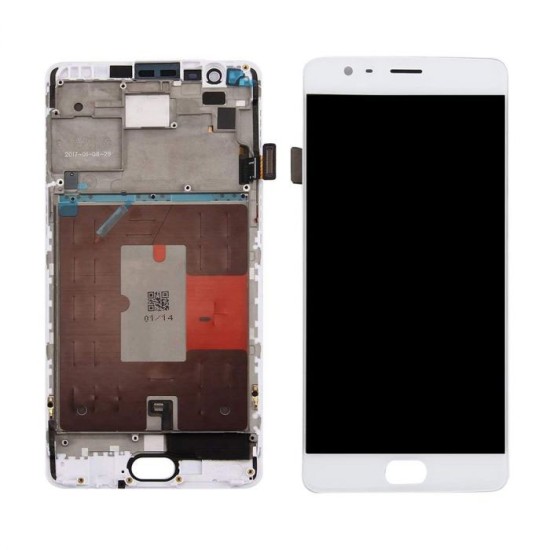 Touch+Display+Frame OnePlus 3/3T White